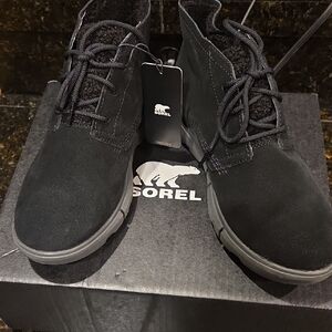 NIB Womens Black Sorel Explorer ll Drift winter boots-9